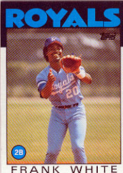1986 Topps Baseball Cards      215     Frank White